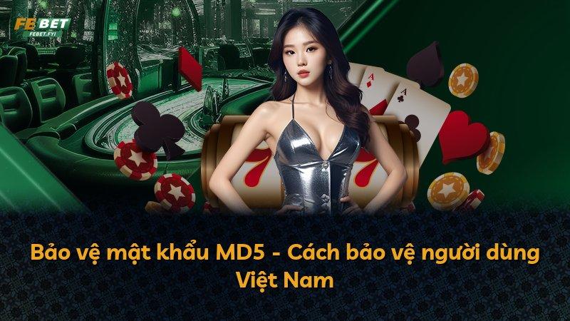 Bảo vệ mật khẩu MD5 - Cách bảo vệ người dùng Việt Nam