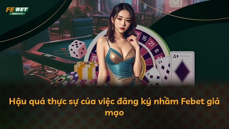 Hậu quả thực sự của việc đăng ký nhầm Febet giả mạo