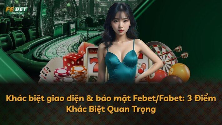 Khác biệt giao diện & bảo mật Febet/Fabet: 3 Điểm Khác Biệt Quan Trọng
