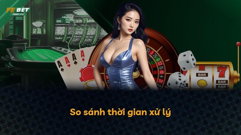 So sánh thời gian xử lý