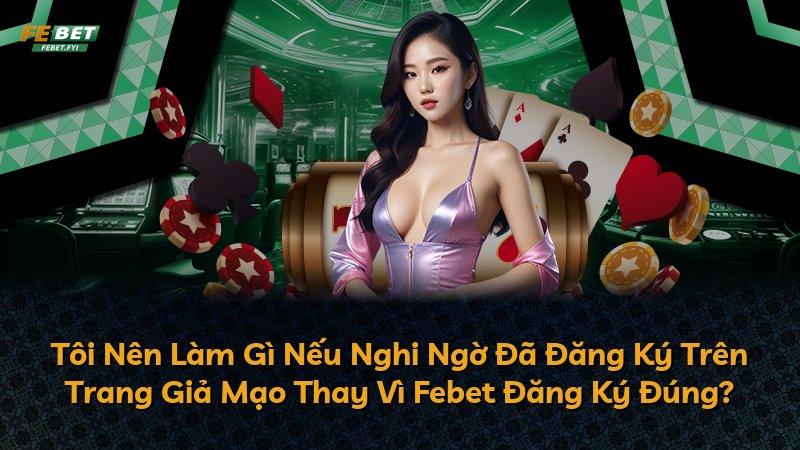 Tôi Nên Làm Gì Nếu Nghi Ngờ Đã Đăng Ký Trên Trang Giả Mạo Thay Vì Febet Đăng Ký Đúng?