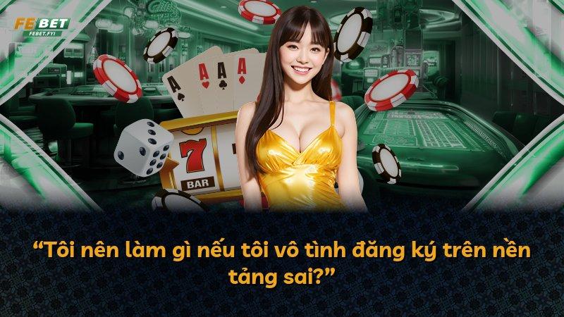 “Tôi nên làm gì nếu tôi vô tình đăng ký trên nền tảng sai?”